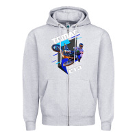 Heather Grey eli et3 tomac pullover hoodie Zipper Hoodie - linhVisuals