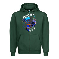 Sports Green eli et3 tomac pullover hoodie Zipper Hoodie - linhVisuals