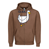 Chestnut quack duck Zipper Hoodie - linhVisuals