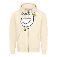 Sandshell quack duck Zipper Hoodie - linhVisuals