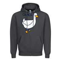 Smoke quack duck Zipper Hoodie - linhVisuals