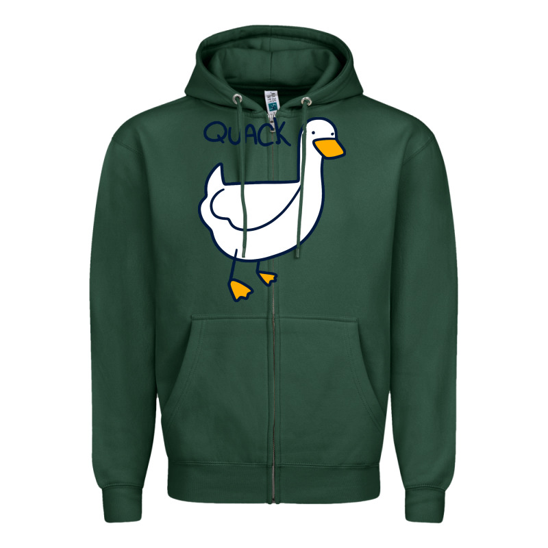 Quack Duck Zipper Hoodie by linhVisuals | Teevron