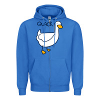 True Royal quack duck Zipper Hoodie - linhVisuals