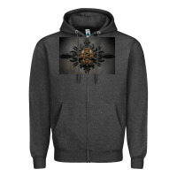 Charcoal Heather kamelot Zipper Hoodie - linhVisuals