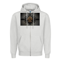 Dove Grey kamelot Zipper Hoodie - linhVisuals