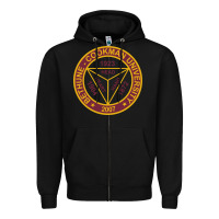 Black bethune cookman Zipper Hoodie - linhVisuals