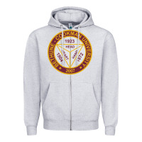 Heather Grey bethune cookman Zipper Hoodie - linhVisuals