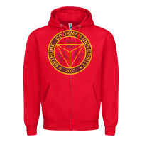 Red bethune cookman Zipper Hoodie - linhVisuals