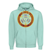 Seafoam bethune cookman Zipper Hoodie - linhVisuals