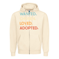 Sandshell adoption day announcement   wanted chosen loved adopted premium t shir Zipper Hoodie - linhVisuals