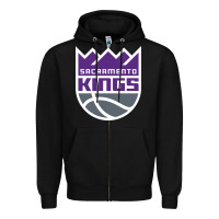 Black sacramento Zipper Hoodie - linhVisuals