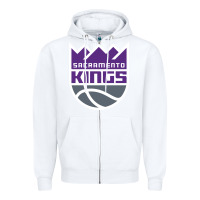 White sacramento Zipper Hoodie - linhVisuals