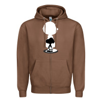 Chestnut peanuts shadow silhouette Zipper Hoodie - linhVisuals