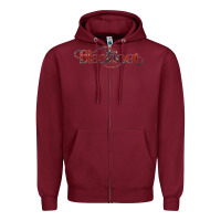Burgundy blackfoot Zipper Hoodie - linhVisuals