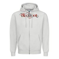Dove Grey blackfoot Zipper Hoodie - linhVisuals