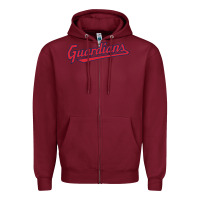 Burgundy GUARDIANS Zipper Hoodie - linhVisuals