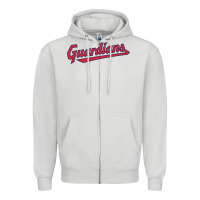 Dove Grey GUARDIANS Zipper Hoodie - linhVisuals