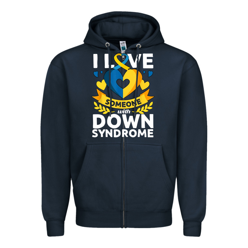 Down Syndrome Awareness Month Special Needs Love Zipper Hoodie by linhVisuals | Teevron
