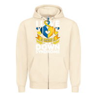 Sandshell down syndrome awareness month special needs love Zipper Hoodie - linhVisuals