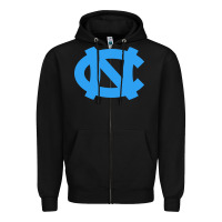 Black north carolina Zipper Hoodie - linhVisuals