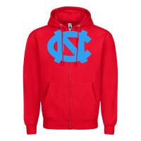 Red north carolina Zipper Hoodie - linhVisuals