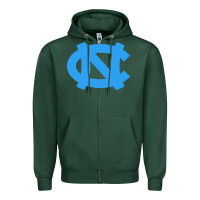 Sports Green north carolina Zipper Hoodie - linhVisuals