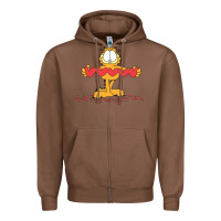 Chestnut garfiel Zipper Hoodie - linhVisuals