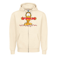 Sandshell garfiel Zipper Hoodie - linhVisuals