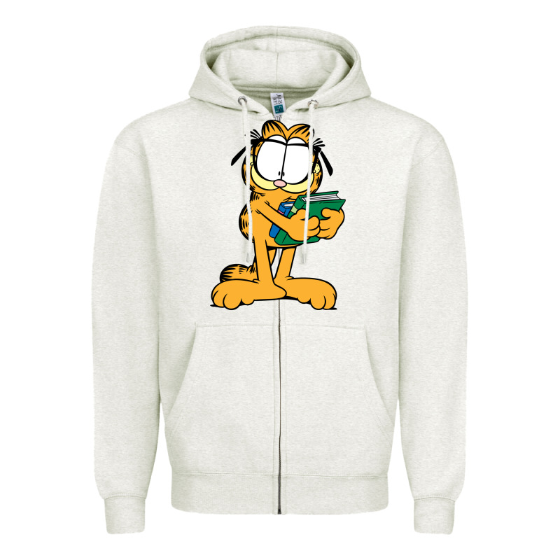 Garfiel Zipper Hoodie by linhVisuals | Teevron