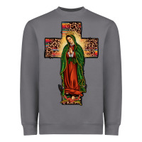 Storm our lady of guadalupe cros Heavyweight Sweatshirt - JahusDesignShop