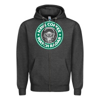 Charcoal Heather have coffee, watch radar new Zipper Hoodie - linhVisuals