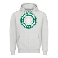Dove Grey have coffee, watch radar new Zipper Hoodie - linhVisuals