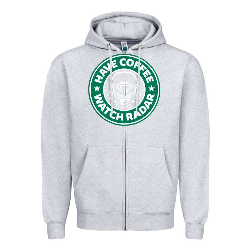 Have Coffee, Watch Radar New Zipper Hoodie by linhVisuals | Teevron