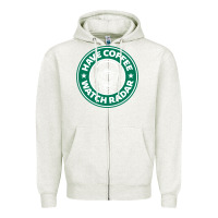 Oatmeal Heather have coffee, watch radar new Zipper Hoodie - linhVisuals