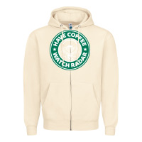 Sandshell have coffee, watch radar new Zipper Hoodie - linhVisuals