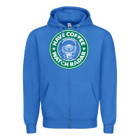 True Royal have coffee, watch radar new Zipper Hoodie - linhVisuals