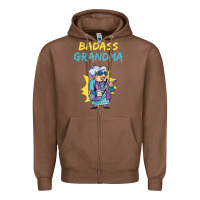 Chestnut badass grandma family mother grandma t shirt Zipper Hoodie - linhVisuals