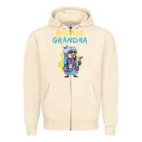 Sandshell badass grandma family mother grandma t shirt Zipper Hoodie - linhVisuals