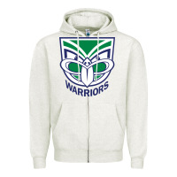 Oatmeal Heather suitable-new-zealand-warriors-pen Zipper Hoodie - linhVisuals