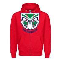 Red suitable-new-zealand-warriors-pen Zipper Hoodie - linhVisuals
