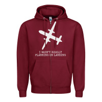 Burgundy sky king Zipper Hoodie - linhVisuals