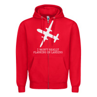 Red sky king Zipper Hoodie - linhVisuals