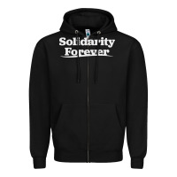 Black solidarity forever Zipper Hoodie - linhVisuals