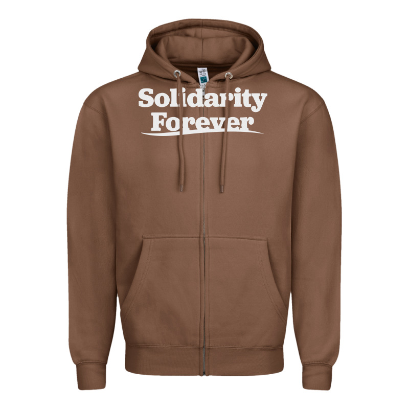 Solidarity Forever Zipper Hoodie by linhVisuals | Teevron