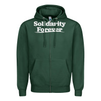 Sports Green solidarity forever Zipper Hoodie - linhVisuals