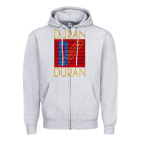 Heather Grey Dürän dürän 01 Zipper Hoodie - linhVisuals