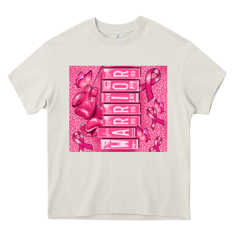 Warrior Breast Cancer Heavy Core Tee by RanaPortraitStore | Teevron