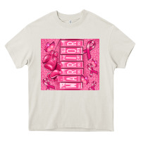 Cream warrior breast cancer Heavy Core Tee - RanaPortraitStore