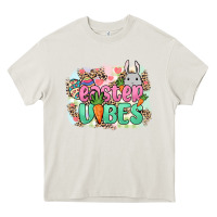Cream Easter vibes Easter Day Heavy Core Tee - HowdyJamesFarm