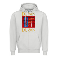 Dove Grey Dürän dürän 01 Zipper Hoodie - linhVisuals